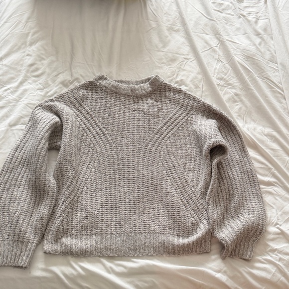 a new day Sweaters - a new day Light Gray Knit Sweater